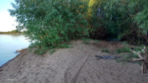 Песчаный берег реки Вятки
