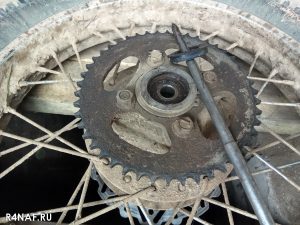 Motorcycle wheel bearing replacement